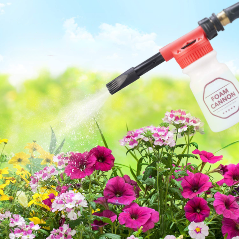 Multifunktionelt skumsprøjtesæt - bil, have og terrasse