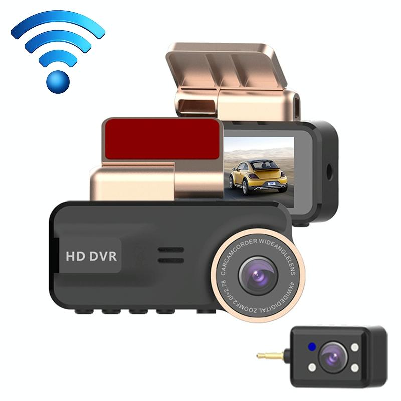 HD 1080p Dashboard Camera met Nachtzicht en WiFi — Volledige Beveiliging en Bewaking 