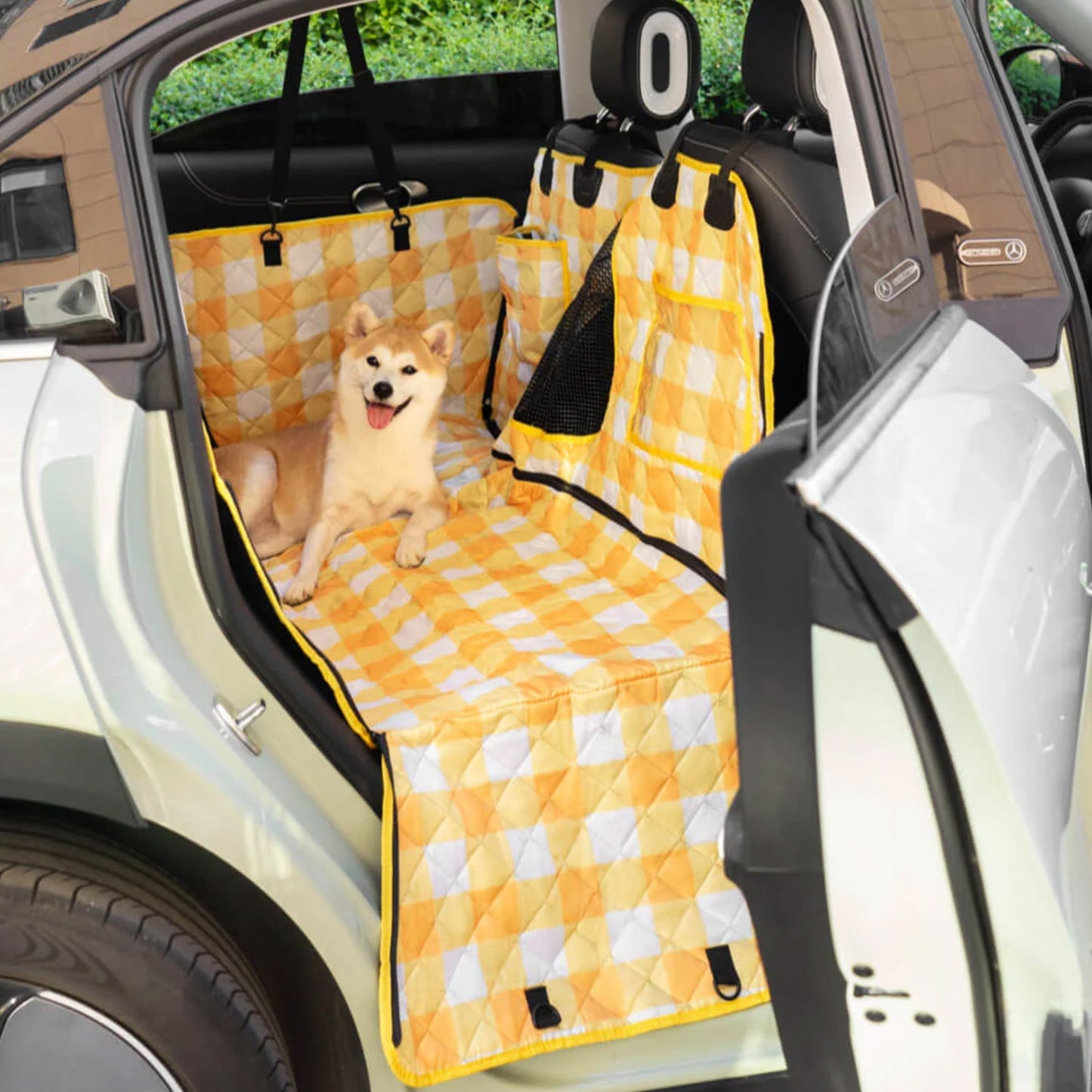 Funda De Asiento Para Perro Impermeable Y Resistente A Las Rayaduras 
