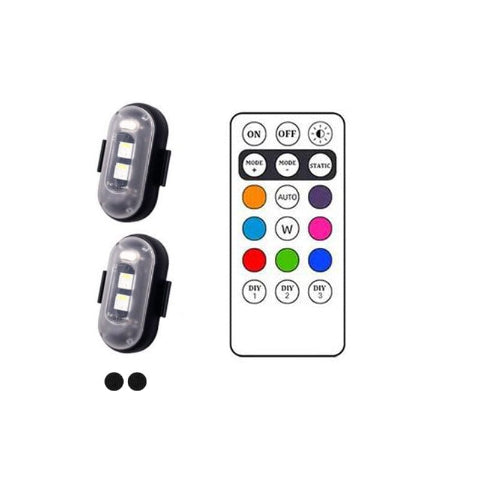 Luz LED Anti-Colisión – Ciclismo y Moto 