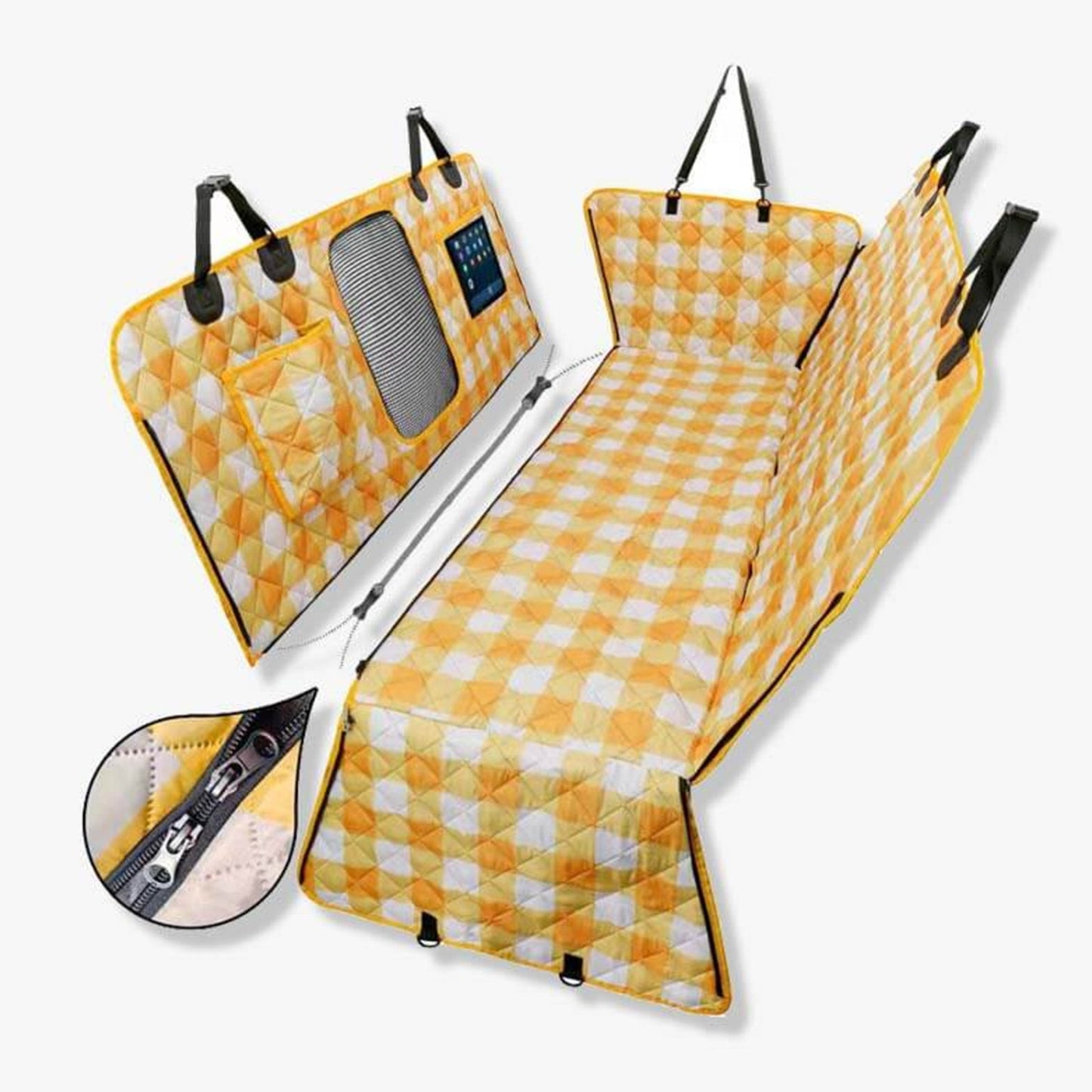 Funda De Asiento Para Perro Impermeable Y Resistente A Las Rayaduras 