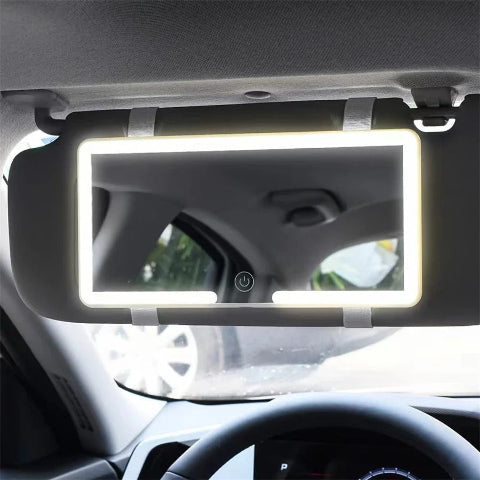 Specchio Per Auto Con Illuminazione LED – Livelli Di Luminosità Regolabili 